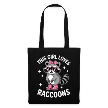Raccoon Sayings Raccoon Joke Raccoon Gift - Tote Bag - black - Front