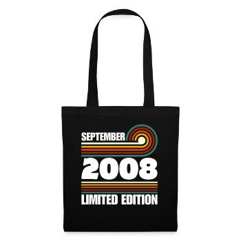 Édition limitée cadeau pour le 18e anniversaire 2008 - Sac en tissu - noir - Devant
