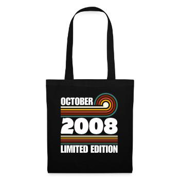 Édition limitée cadeau pour le 18e anniversaire 2008 - Sac en tissu - noir - Devant