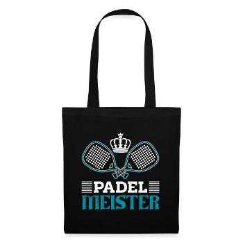 Padel Player PADEL MASTER Padel Sports Funny - Tote Bag - black - Front