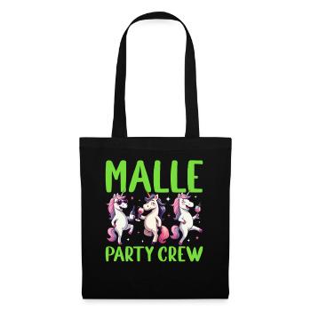 Malle Party Crew - Sac en tissu - noir - Devant
