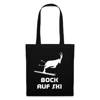 Fancy skiing: Winter sports motif - Tote Bag - black - Front