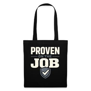 workers who are trained as welders and - Tote Bag - black - Front