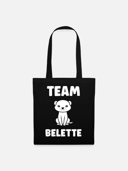 Team Weasel - Stoffbeutel - Schwarz