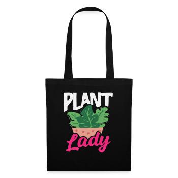 Plant lover planting succulent flower - Tote Bag - black - Front
