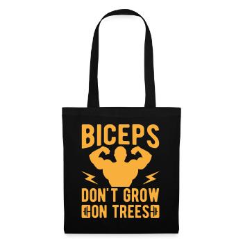 Motivation fitness Entraînement de bodybuilder maintenant pause - Sac en tissu - noir - Devant