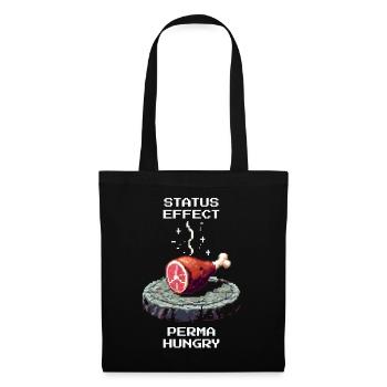 Toujours affamé | Chasseur, Collectionneur, Humour - Sac en tissu - noir - Devant