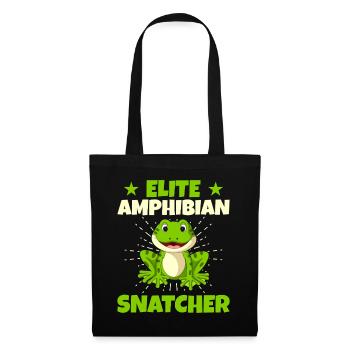 Frog Catcher Elite Amphibian Snatcher Frog - Stoffbeutel - Schwarz - Vorne