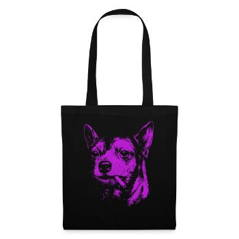Chihuahua Smoking Funny Dog Humor Meme - Tote Bag - black - Front
