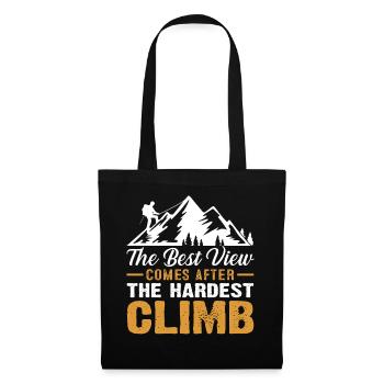alpinisme - Sac en tissu - noir - Devant