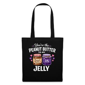  Peanut Butter To My Jelly Matching Couples - Tote Bag - black - Front