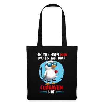 A WINE AND TAXI FOR ME - Tote Bag - black - Front