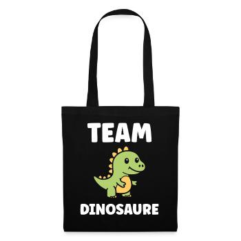 Équipe Dinosaure Cartoon - Sac en tissu - noir - Devant