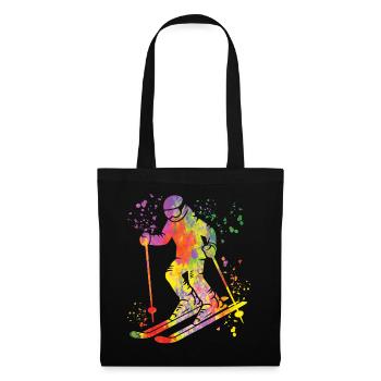 Ski alpin Sports d’hiver Ski nordique - Sac en tissu - noir - Devant