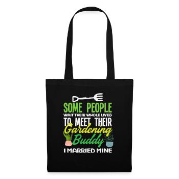 Plant Lover Gardening Buddy Gardener - Tote Bag - black - Front