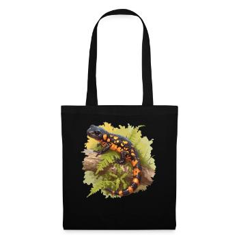 Fire Salamander Salamander - Tote Bag - black - Front