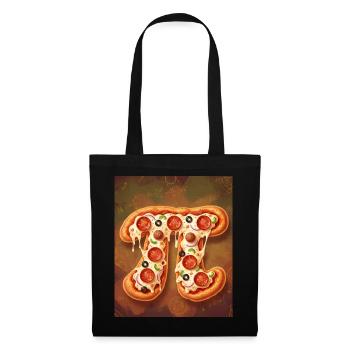 Pi Shape Pizza - Stoffbeutel - Schwarz - Vorne