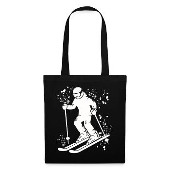 Ski alpin Sports d’hiver Ski nordique - Sac en tissu - noir - Devant