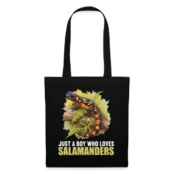 Fire Salamander Salamander - Tote Bag - black - Front