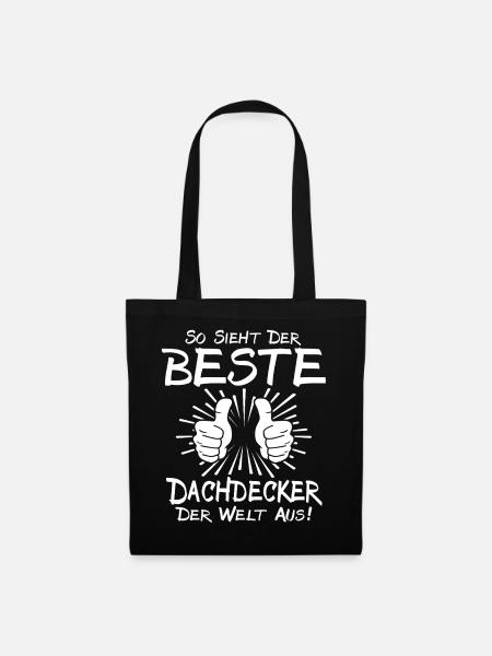 Bester Dachdecker - Stoffbeutel - Schwarz