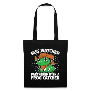 Attrape-grenouilles, Observateur d’insectes, associé à Catcher - Sac en tissu - noir - Devant