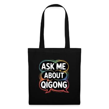 Qigong Tai Chi - Sac en tissu - noir - Devant