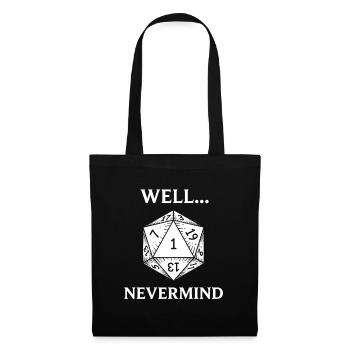 Critical Failure: Pen & Paper Humor - Tote Bag - black - Front