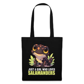 Fire Salamander Salamander - Tote Bag - black - Front