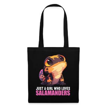 Fire Salamander Salamander - Tote Bag - black - Front