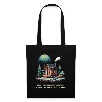 Sandbox Mode IRL | Tiny House Lifestyle - Tote Bag - black - Front