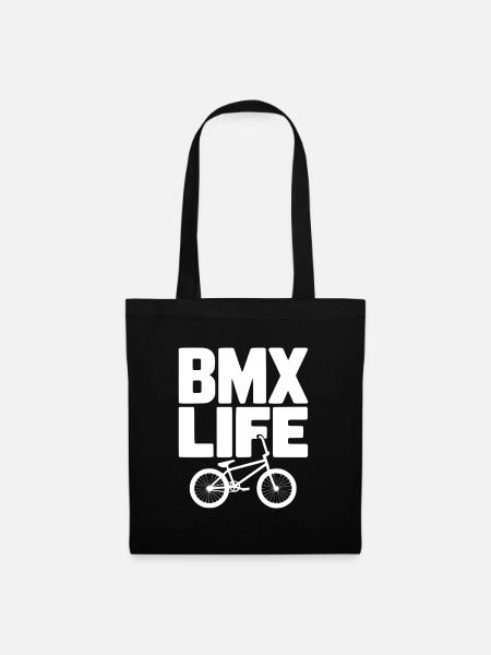 BMX-Leben - Stoffbeutel - Schwarz
