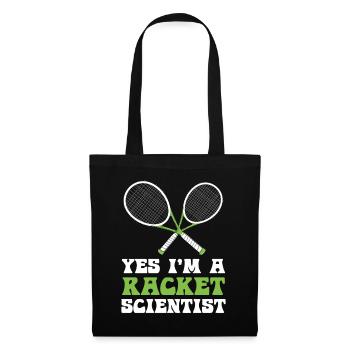 Un scientifique du racket qui dit - Sac en tissu - noir - Devant
