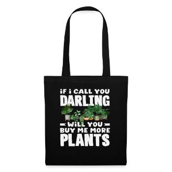 Plant Lovers Buy Me More Plants Succulent - Tote Bag - black - Front