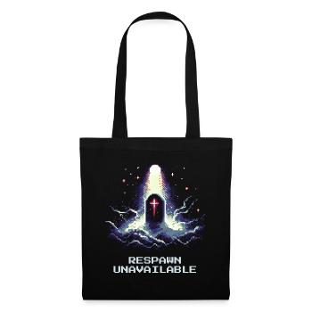 Pas de réapparition | Humour noir de l’entrepreneur de pompes funèbres - Sac en tissu - noir - Devant
