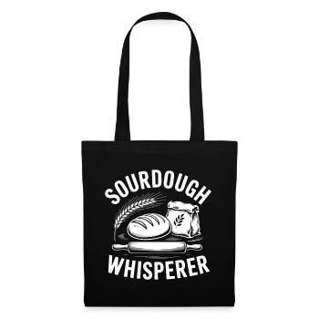 Sourdough Sayings Bread Funny Sourdough Gift - Tote Bag - black - Front