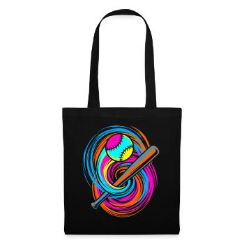 Baseball bat and ball - Tote Bag - black - Front