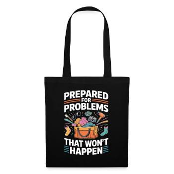 Overloaded Backpacking Chaotis Luggage - Tote Bag - black - Front