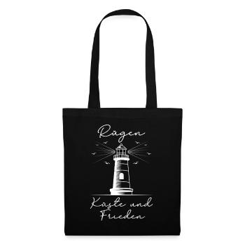Island RÜGEN COAST AND PEACE Lighthouse Fun - Tote Bag - black - Front