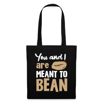 Toi et moi : Dicton de Bean - Sac en tissu - noir - Devant