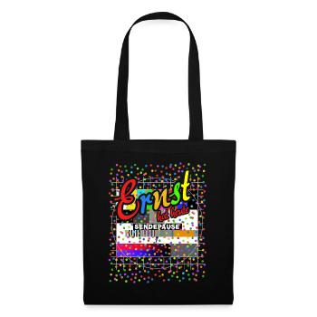 Ernst has a break from broadcasting today | Test Picture Costume - Tote Bag - black - Front
