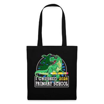 Last Day Of Primary School Graduation 2026 T-Rex - Tote Bag - black - Front