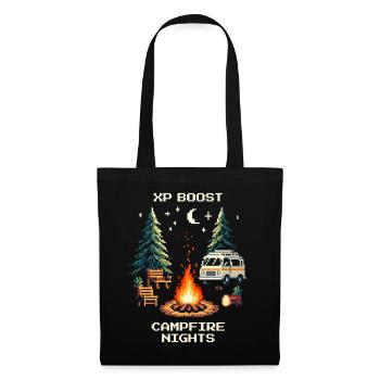 XP Boost Campfire Nights | Van Life - Tote Bag - black - Front
