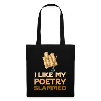 Poetry Slammed - Tote Bag - black - Front
