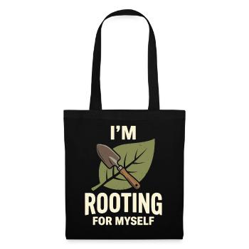 I'm Rooting For Myself Motivation Design - Tote Bag - black - Front