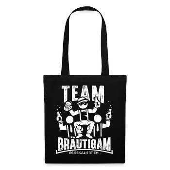 Bachelor Party T-Shirt Men Bachelorette Party - Tote Bag - black - Front