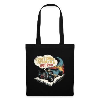 Vintage Collector I Dream I'm A Hot Rod - Tote Bag - black - Front