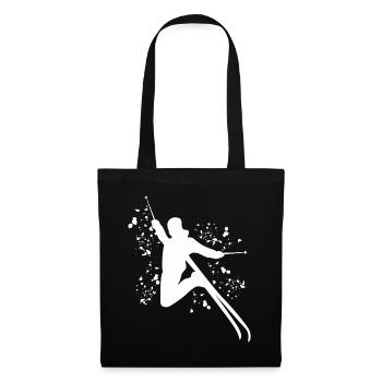 Ski alpin Sports d’hiver Ski nordique - Sac en tissu - noir - Devant