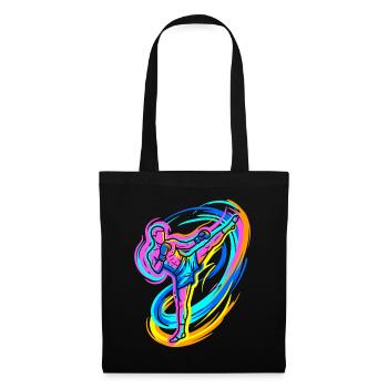Kickboxeur - Sac en tissu - noir - Devant