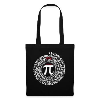 Pi Inventor | William Jones 1706 Numéro du cercle - Sac en tissu - noir - Devant