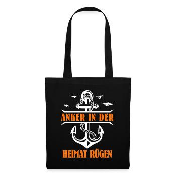 Baltic Sea Holiday DROP ANCHOR IN RÜGEN Funny - Tote Bag - black - Front